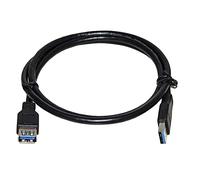 Link LKCU3005LS Cavo USB 3.0 Maschio/Femmina 28Awg Halogenfree TPE, Nero, 0.5 m