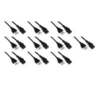 LINK LKIT1010 - cavo alimentazione spina italiana tripolare 10 a. per computer, stampanti ecc. mt. 1 confezione da 10 pezzi