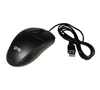 LINK LKMOS35 Mouse Ottico Usb 3 Tasti, Nero