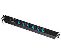 Link Multipresa wireless da rack 19" LKMP06W – 6 prese ITA/Schuko, cavo 1,8 m, spina 16A tripolare