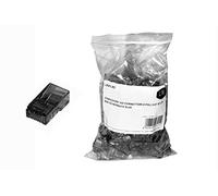 Link LKPL85N Confezione 100 CONNETTORI 8 Poli Cat 5E UTP Non SCHERMATO RJ45 Nero