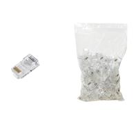 LINK LKPL85U Confezione da 100 Connettori RJ45, 8 Poli, Categoria 5E UTP, Non Schermato
