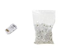 Link LKPL85U Confezione da 100 Connettori RJ45, 8 Poli, Categoria 5E UTP, Non Schermato