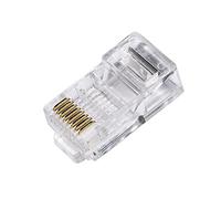 LINK LKPL85U10 Connettori 8 Poli Cat 5E Utp Non Schermati per Cavo Flessibile, 10 pezzi
