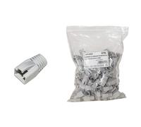 Link LKPL8G8 Confezione 100 COPRICONNETTORI 8MM per Plug RJ45 8 Poli Cavo Cat 5E