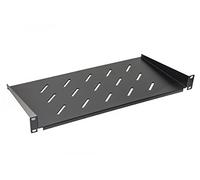 RIPIANO PER ARMADIO 19" 1 UNITA' PROFONDITA' 250 MM. (UNIVERSALE) COLORE NERO