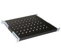 RIPIANO UNIVERSALE PER ARMADIO RACK 19" ALLUNGABILE 370-450 MM CON 4 AGGANCI NER