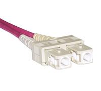 Link LKSCSC4515 Cavo Fibra Ottica SC a SC Multimode Duplex Om4 50/125, 15 mt