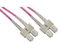 Link LKSCSC4530 Cavo Fibra Ottica SC a SC Multimode Duplex Om4 50/125, 30 mt