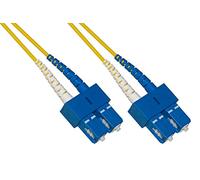 Link LKSCSC901B Cavo Fibra Ottica Sc A Sc Singlemode Duplex 9/125 Bending Insensitive Lszh, Giallo, 1 m
