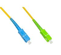 Link LKSCUSCAS905 Cavo Fibra Ottica Sc APC Sc UPC Singlemode Simplex, Giallo, 5 m