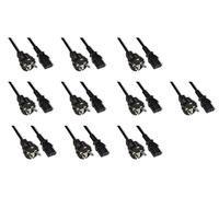 LINK LKSK12D10 - cavo alimentazione schuko - presa iec C13 dritta mt.1.2 confezione da 10 pezzi