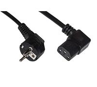 Link LKSK18N Cavo Alimentazione Spina Tedesca 16A 90 Gradi - Presa IEC C13 90 Gradi MT.1.80