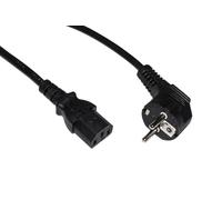 Link LKSK50 - Cavo Alimentazione 5 m - Spina Tedesca 90° 250 V, Presa IEC VDE - Compatibile Server, PC e Apparati Elettronici