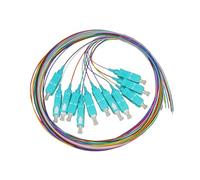 Link Set 12 cavi pigtail fibra ottica SC OM3 Simplex 2 m colorati