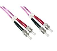 Link LKSTST4501 Cavo Fibra Ottica ST A ST MULTIMODE Duplex OM4 50/125 MT.1