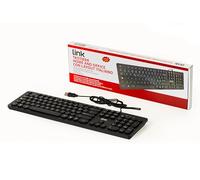 LINK LKTAST50 - Tastiera Italiana USB con Tasti TONDI Colore Nero