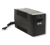 LINK LKUPS1000C - Gruppo di Continuità UPS 1000VA/600W Line-Interactive - 4 Prese con Display LCD, Protezione Alimentazione per PC e Server