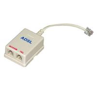 LINK LP7764 - Filtro / Sdoppiatore Adsl Con 2 Prese Rj11 6 Poli Femmina + 1 Spina Rj11 6 Poli Maschio