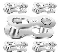 Link mancante 5 paia per catena a 11 velocità Master Link per catena della bicicletta Collegamenti della catena della bici 11 velocità Catena Master Link Quick Link Parti di biciclette Parti di