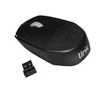 LINK, MOUSE WIRELESS IN TESSUTO COLORE NERO CON RICEVITORE USB 1000 DPI