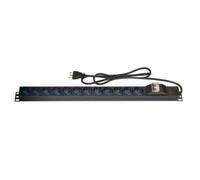 Link multipresa verticale a 12 porte per armadi rack con interruttore magnetoter