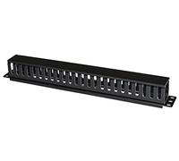 LINK Pannello Passacavi 1 unit a Gabbia per Rack con Coperchio Scorrevole 25 Sl