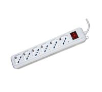 Link Prolunghe e Multiprese 1,5 m 6 Prese AC Interno Bianco 2500 W