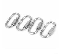 Link rapido in acciaio inox spesso 3,5 mm, 4 pezzi