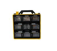 LINK Valigetta 12 COMPARTIMENTI Estraibili per Attrezzi, MINUTERA, ECC Misure (LXPXA) 30X28X15