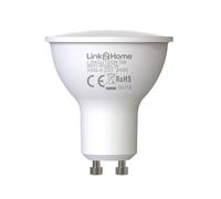 Link2Home - Lampadina Wi-Fi LED GU10 Dimmerabile, Bianca + RGB 345 lm 5W