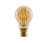 Link2Home Wi-Fi LED BC (B22) GLS Filamento Regolabile Lampadina, Bianco 470 Lm
