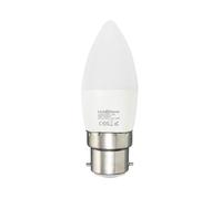 Link2Home Wi-Fi LED BC (B22) Opale Candela Regolabile Lampadina,Bianco + RGB 470