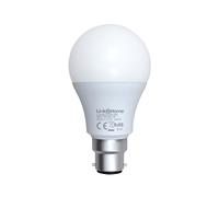 Link2Home Wi-Fi LED BC (B22) Opale GLS Regolabile Lampadina, Bianco + RGB 800 Lm