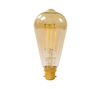 Link2Home Wi-Fi LED BC (B22) Pera Filamento Regolabile Lampadina, Bianco 470 Lm