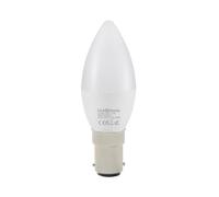 Link2Home Wi-Fi LED SBC (B15) Candela Opale Dimmerabile Bianco + RGB 470 lm 5.5