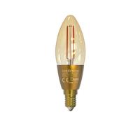 Link2Home Wi-Fi LED Ses (E14) Candela Filamento Regolabile Bulbo, Bianco 400 Lm
