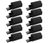 LinkDocs IR-40 - Rullo d'inchiostro compatibile con calcolatrice e stampante, confezione da 10, colore: nero