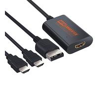 LiNKFOR Adattatore Sega Dreamcast a HDMI Con Cavo 150CM - Convertitore VGA per DC Console - Supporta PAL NTSC per Giochi Dreamcast