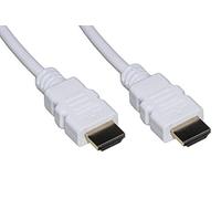 Link Cavo HDMI 1.4 con Ethernet 4Kx2K Contatti dorati Schermatura EMI/RFI 5 m Bianco