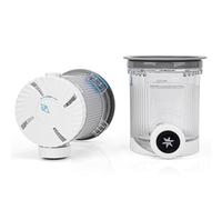 Linkidea 2 contenitori per tazze per creami, senza BPA, con coperchio, lavabili in lavastoviglie, Swirl & Soft Serve, accessori per cucina, compatibili con Ninja NC700, NC701