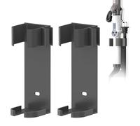 Linkidea 2-Pack Supporto per ferro arricciacapelli Montaggio a parete Organizer per parrucchieri per pettine per piastra per capelli in ferro arricciacapelli