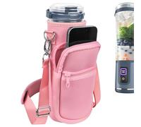 Linkidea Borsa per frullatore, mini borsa per frullatore con tracolla, compatibile con frullatore portatile Ninja BC151NV/BC51NV/BC151BK/BC151CR/ BC151PK/ BC151LD/ BC151BK Blast (rosa)
