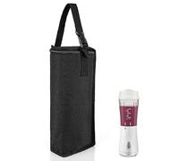 Linkidea Borsa per frullatore, regolabile, borsa da trasporto per frullatore con cinghia da mano, contenitore piccolo portatile compatibile con Hamilton Beach (nero), Nero