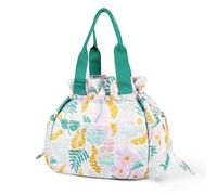 Linkidea Borsa per il pranzo con coulisse, borsa per il pranzo di grande capacità con cinghia da polso, organizer per il pranzo per gite quotidiane, borsa termica per il pranzo adatta a scatole e