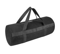 Linkidea Borsa portaoggetti per accessori da barbecue da 61 cm, con doppia cerniera, extra spessa, per grigliare all'aperto, campeggio, escursionismo (nero)
