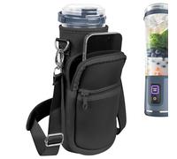 Linkidea Borsa portaoggetti per frullatore, contenitore portatile per frullatore piccolo compatibile con frullatore a immersione Ninja (Nero)