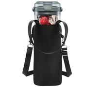 Linkidea Borsa portaoggetti per frullatore, mini borsa da trasporto con tracolla, compatibile con frullatore portatile Ninja BC151NV/BC51NV/BC151BK/BC151CR/BC151PK/BC151LD/BC151BK Blast (nero), Nero