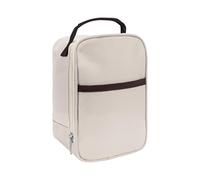 Linkidea Borsa termica per barattoli per alimenti, con tasca, portatile, per ufficio, lavoro, picnic all'aperto, compatibile con Thermos, Hydrapeak, Wolff, Goodful (beige)