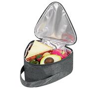 Linkidea Borsa termica per snack, di grande capacità, per frutta, a prova di perdite, adatta per picnic, campeggio (grigio)